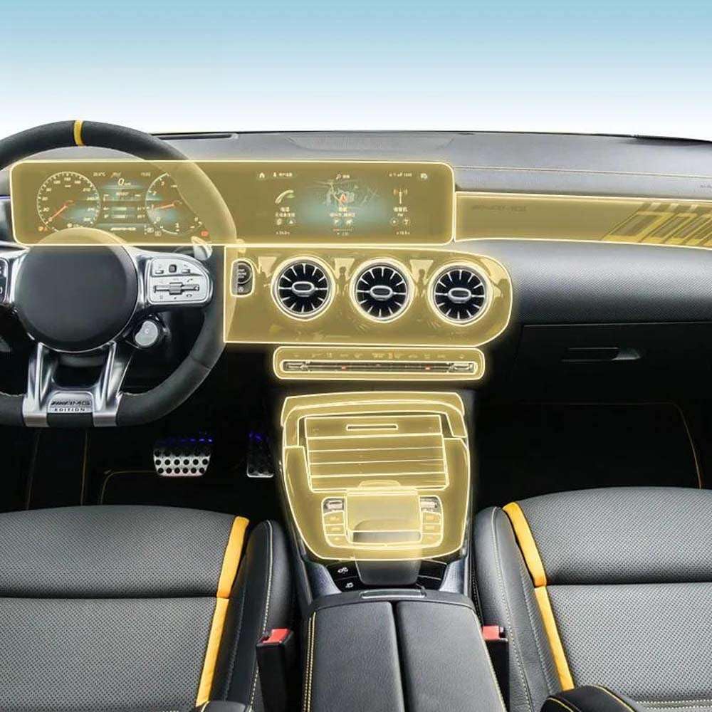 Protector de TPU de alta gama para consola Mercedes-Benz Clase A AMG 8