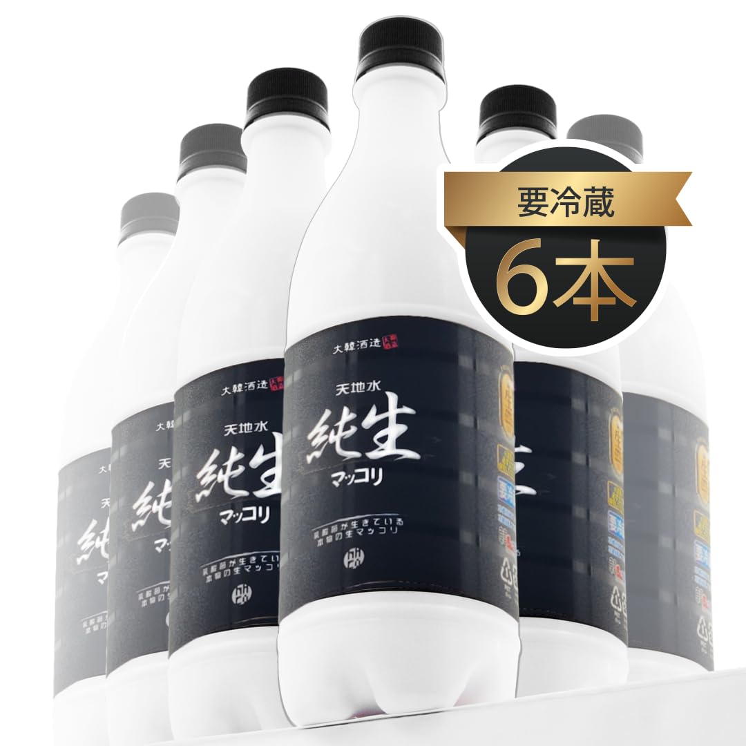 マッコリ　お箱なし Amazon.co.jp: ◇「天地水」純生マッコリ 750ml お得6本セット : 食品
