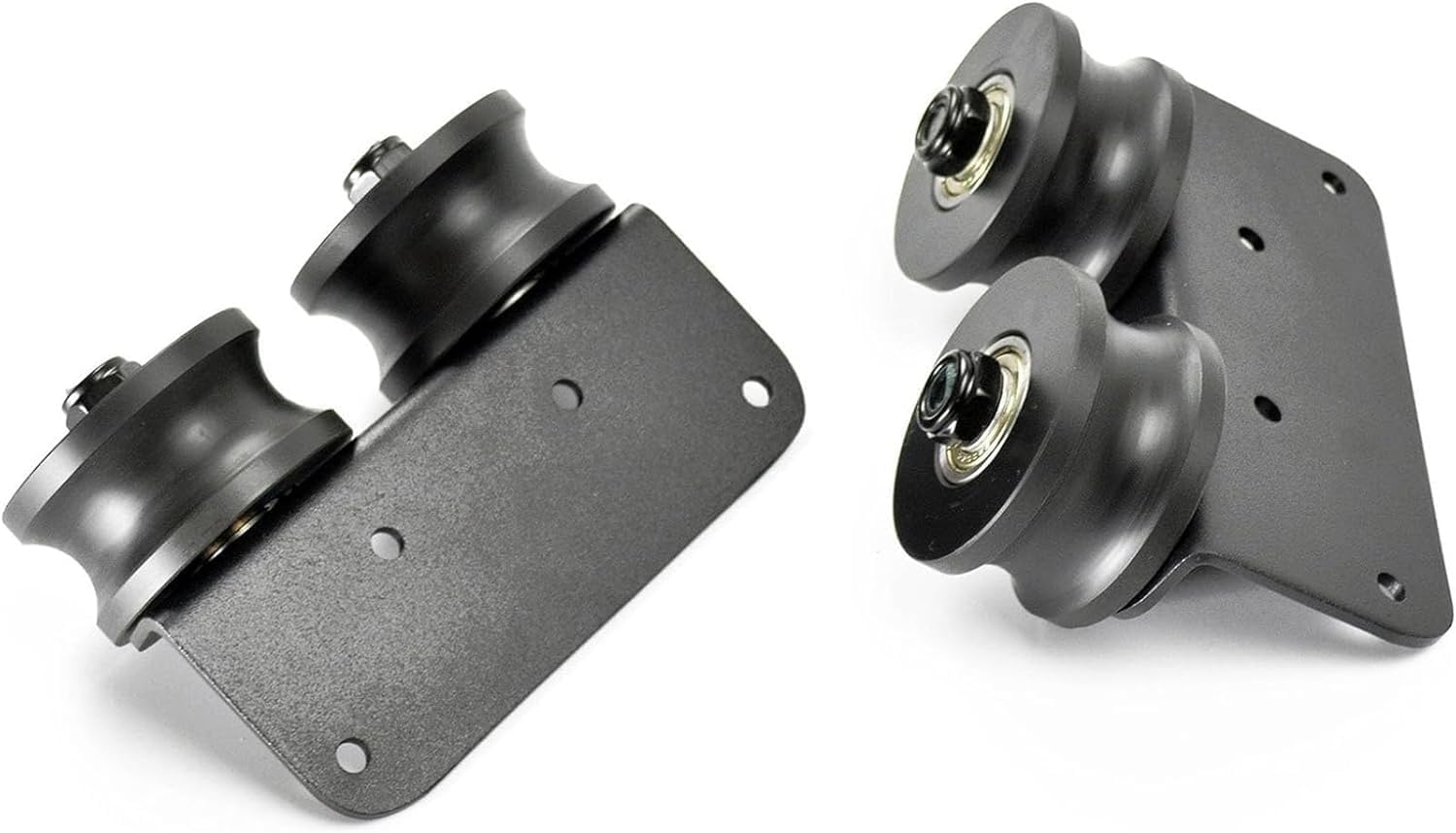 Rolling Library Ladder Hardware Black Sliding Rail Kit for Bookshelf, Heavy Duty Steel Round Tube Mobile Ladder Track Accessories Floor Roller with Brake(No Ladder)(Size:20ft/600cm