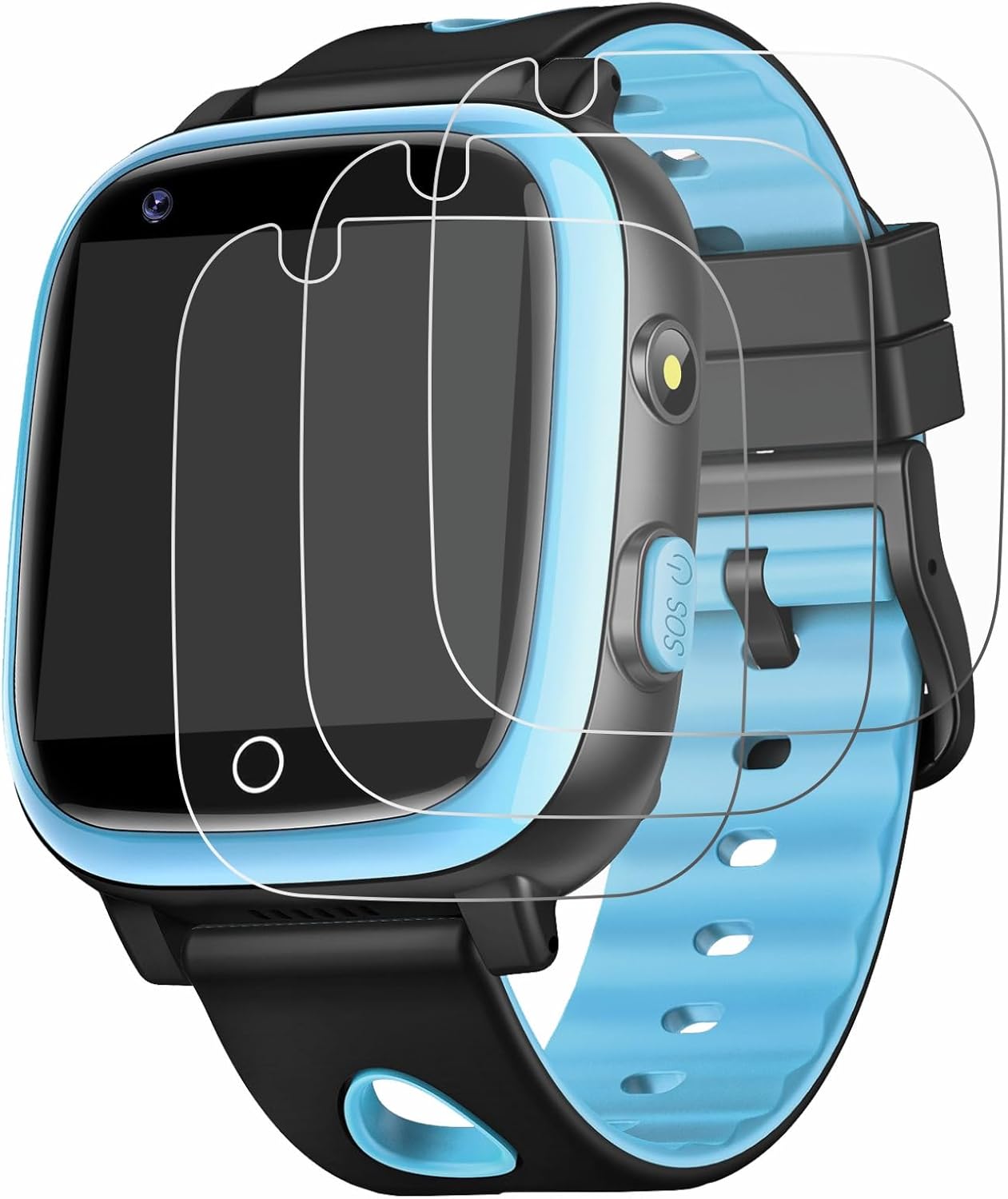 18 Pack Screen Protector Compatible with Banlvs Kids Smartwatch 1.3" Protection Film Clear