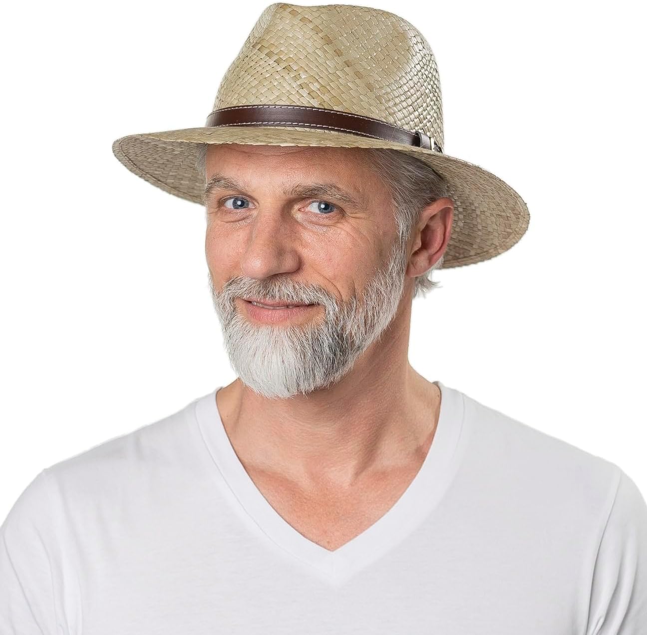 Sombrero Mujer Verano LIPODO Sombrero Paja Steven Traveller Mujer/Hombre - Made In Italy Sombreros Y Gorras Para Mujer