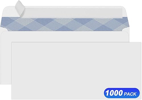 Miniatura 8 de Sobres de seguridad PANDRI 750#10, sobres autosellables sin ventanas, patrón de tinte de seguridad para correo empresarial seguro, facturas