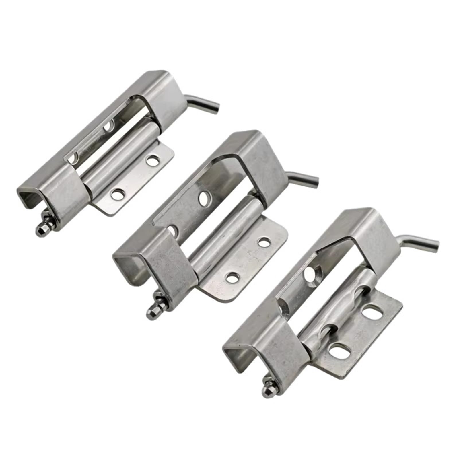 1pcs Stainless Steel Welded Hinges Cabinets Detachable Concealed Hinges(90x27.5)
