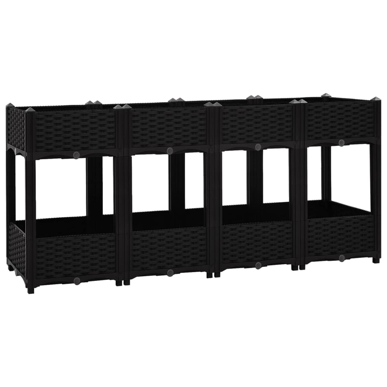 Arriate, Mesa De Cultivo, Huerto Domestico, Cultivo De Plantas Aromaticas, Arriate De Jardín, 160x40x71 cm Polipropileno