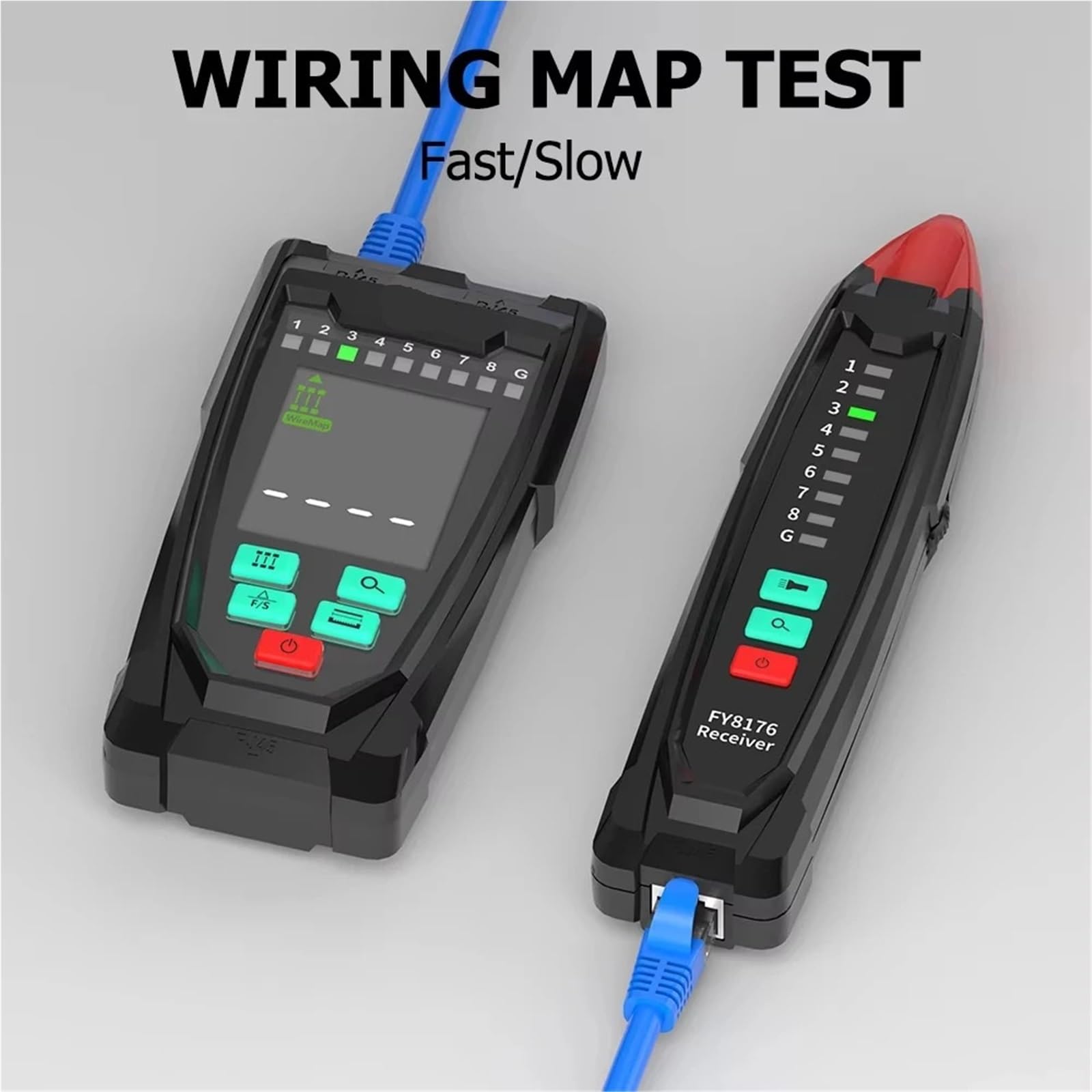 Cable Tracker POE Network Wire Tester Test Tool Scan Wiremap UTP