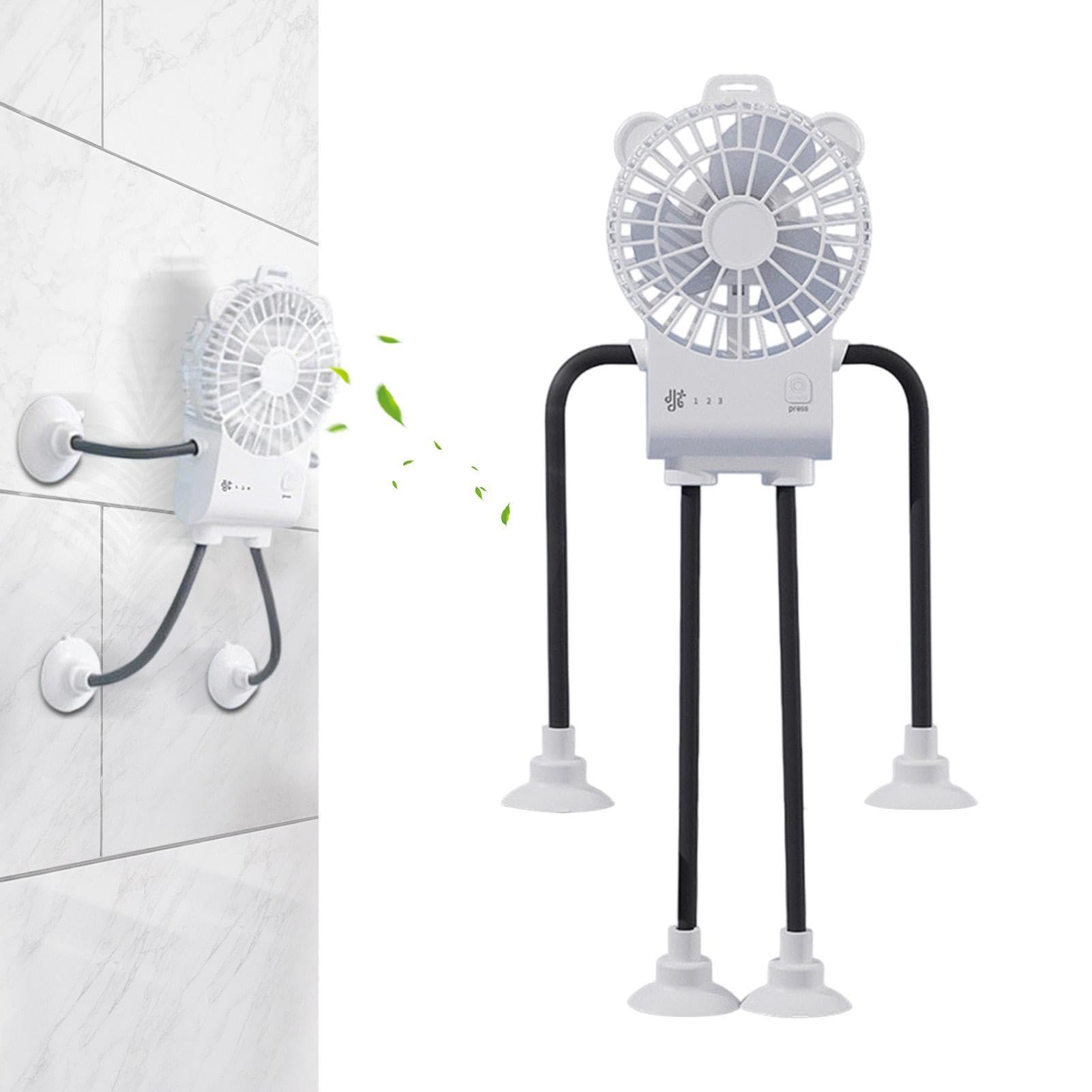 Ventilateur de table à ventouse contre la chaleur au bureau