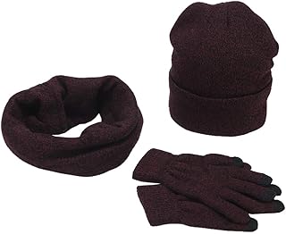 Guantes de pantalla táctil cálidos de lana de invierno Guantes Táctiles para Smartphones y Tablets Unisex 5 Color Suaves y Elásticos Lavables