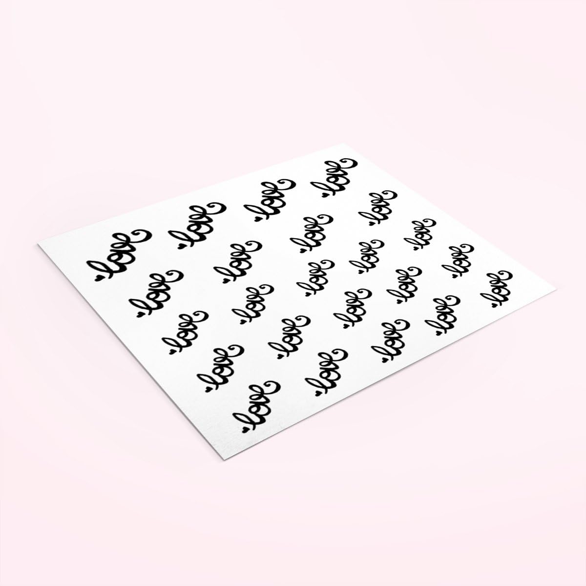 Love Nail Decals by YRNails