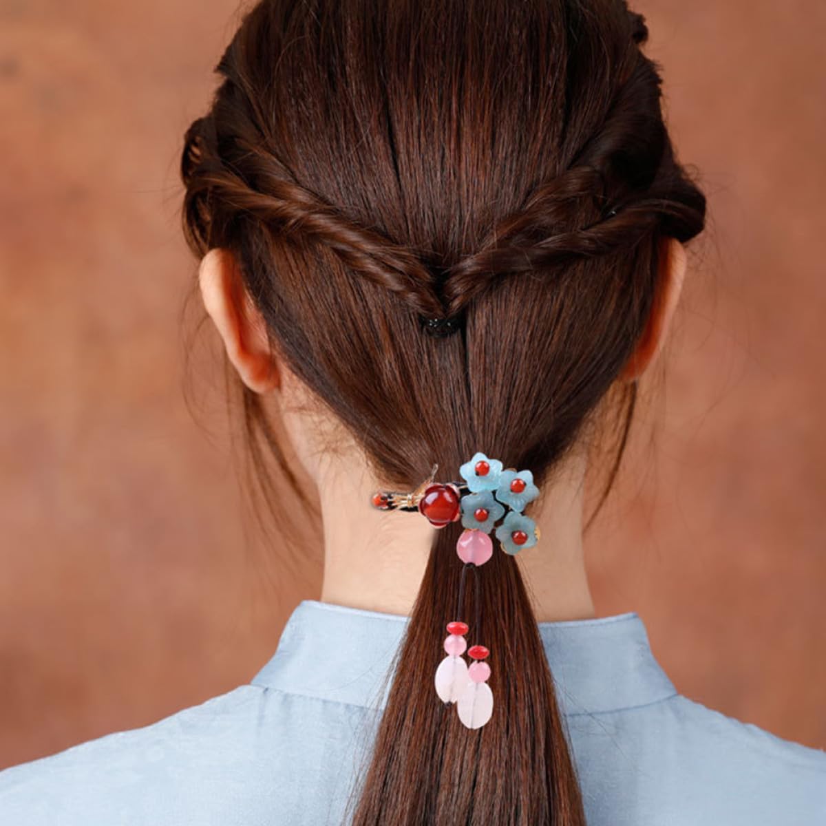3stücke Vintage Haargummi Für Frauen Retro Haarschmuck Mit Exquisitem Design Passend Für Und Andere Traditionelle Outfits Für Alltägliche Anlässe Und Partys Für Dickes Und