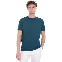 Regular Fit Bisiklet Yaka Pamuklu Ti rt