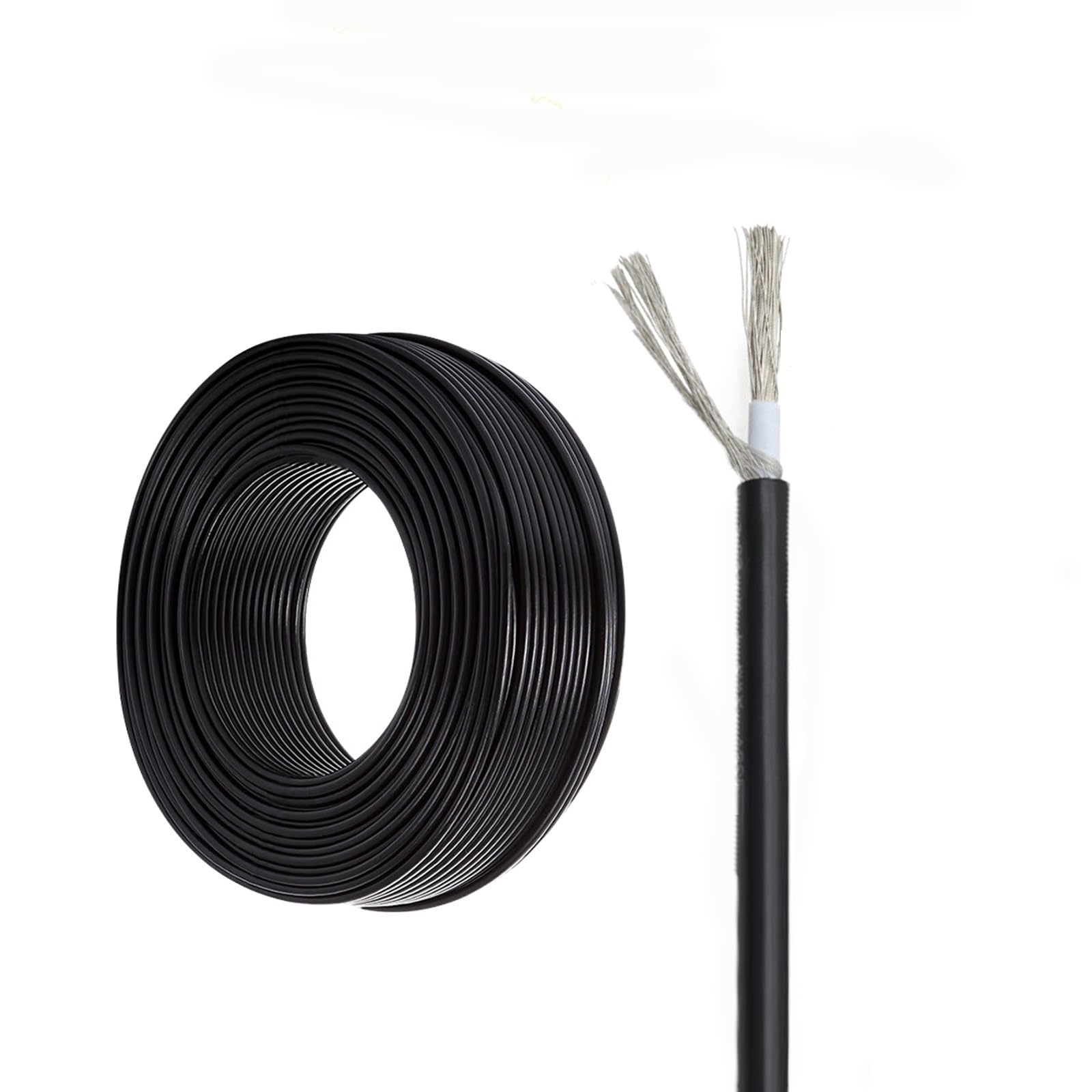 Cable eléctrico 24AWG blindado en espiral para eliminar ruidos de audio