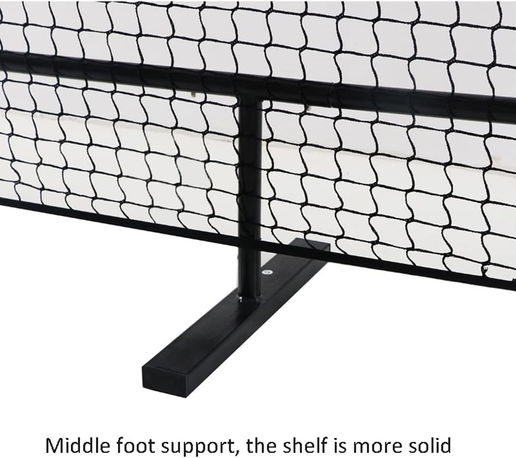Portable Tennis Pickleball Net, 22Ft Wide Easy Setup Nylon Sports Net with Poles for Junior Tennis, Volleyball & Soccer, Backyard Games