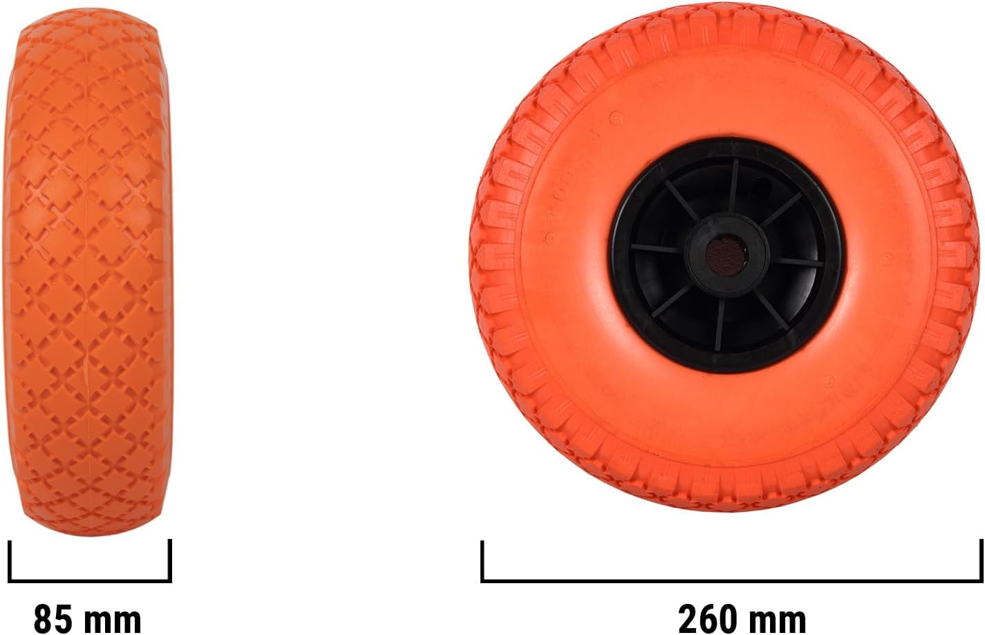 Warehouse Wheelbarrow Unbreakable Tyre W/Bearing