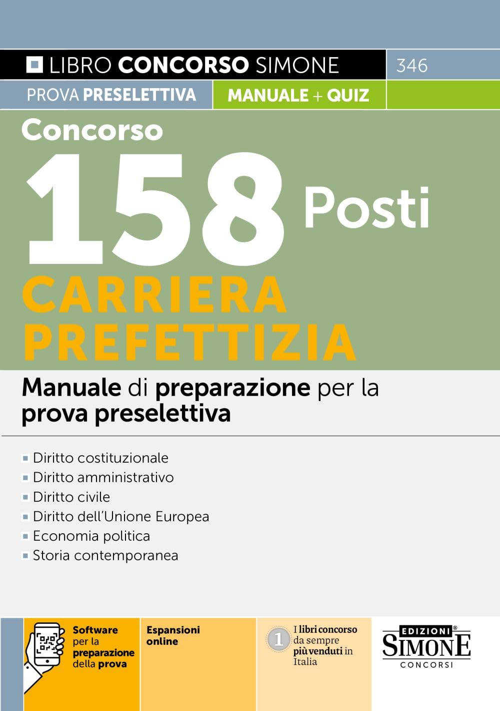 Concorso 158 Posti Carriera Prefettizia - Manuale Di Preparazione Per La Prova Preselettiva - 4
