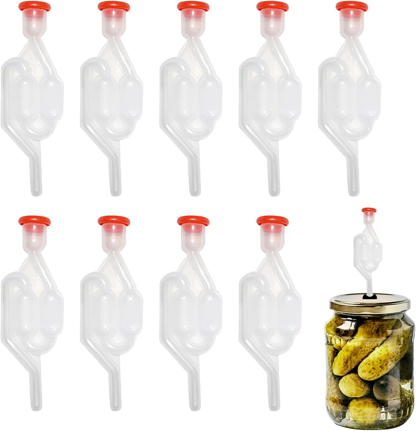 Rhitchy Bubble Airlocks for Fermenting S Shape Brewing