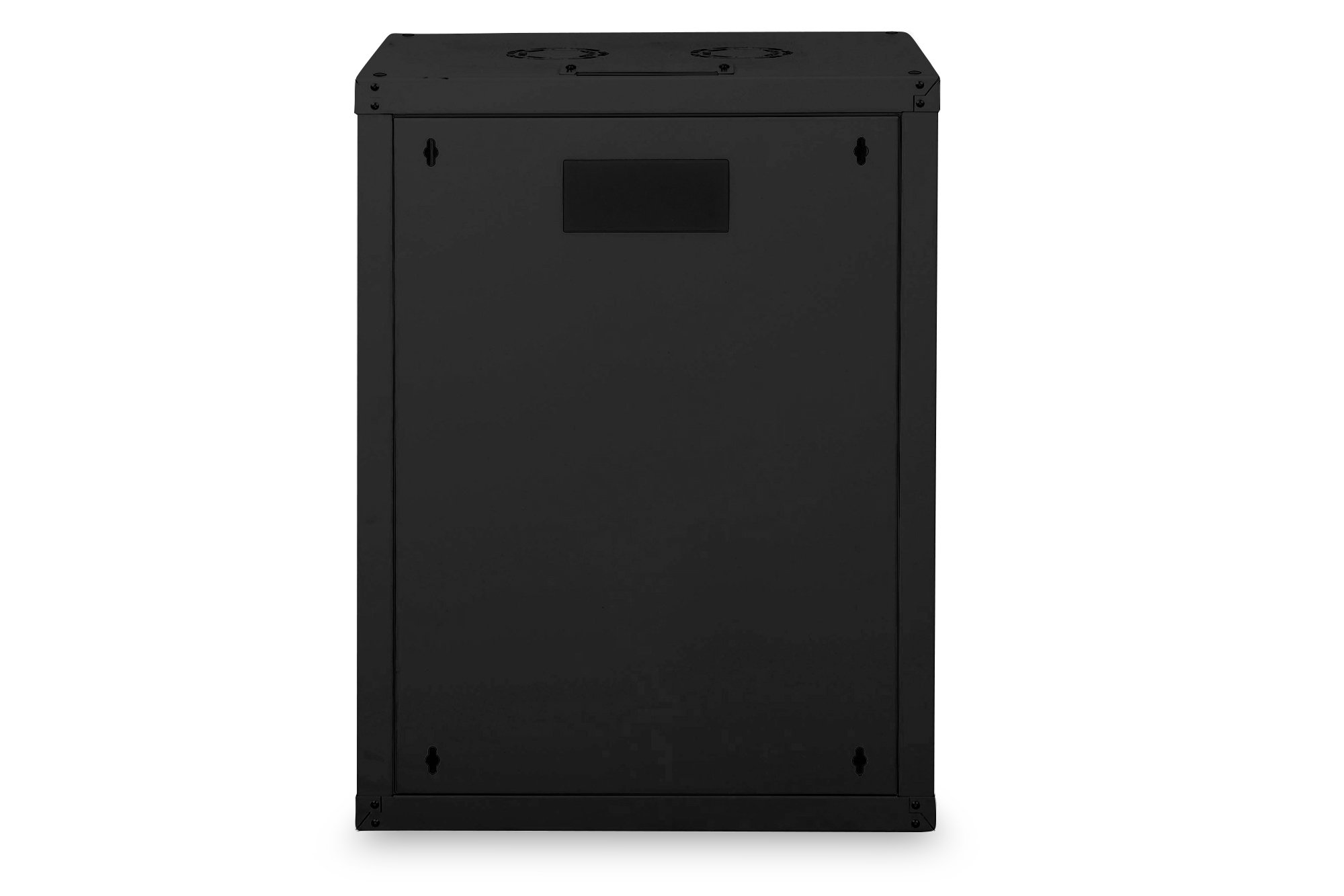 DIGITUS Armadio di rete 16U 19" Rack 600x600 mm Montaggio a parete Porta vetro IP20 Nero