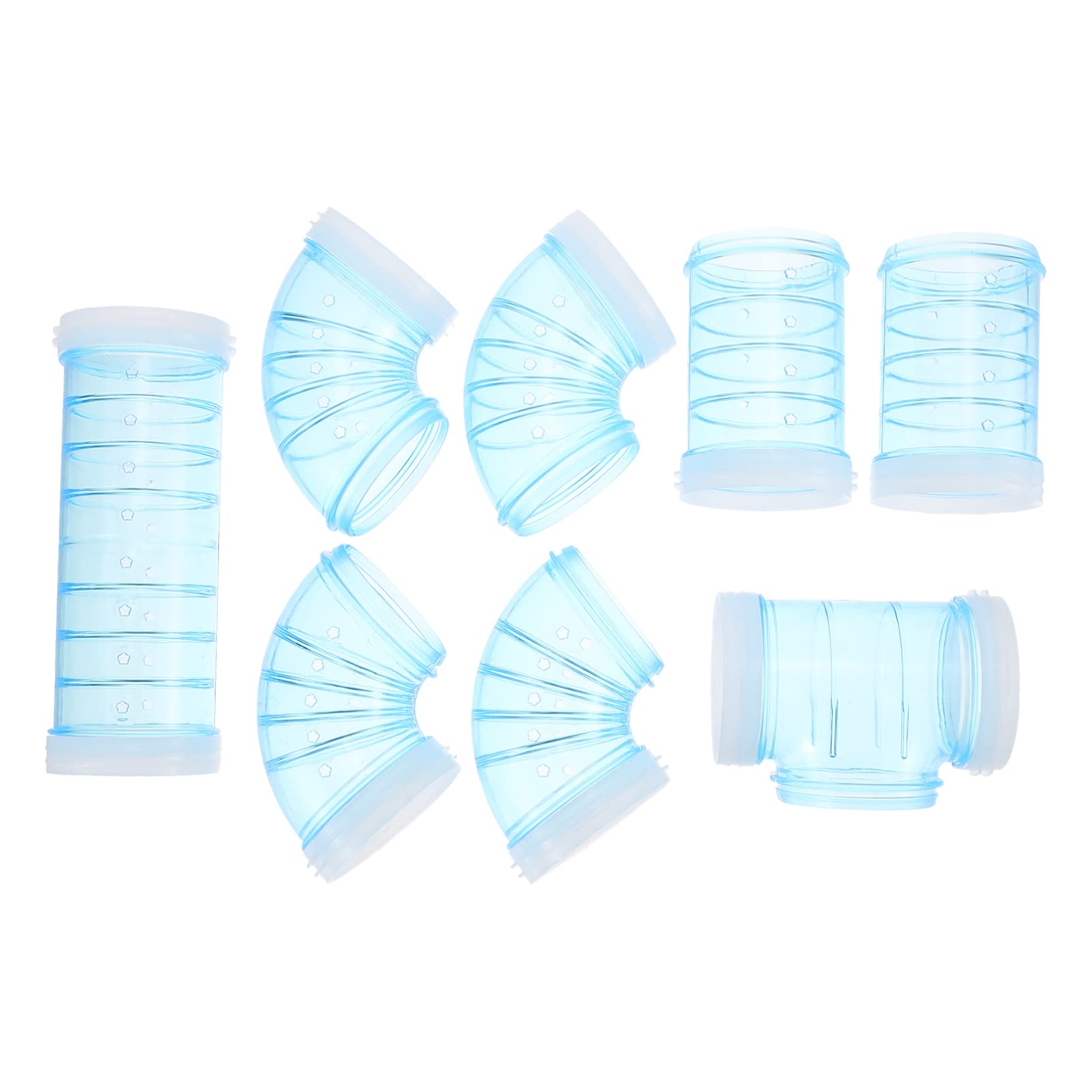 HEMOTON Hamster Cage Tube Guinea Pig Cage Tube Plastic Hamster Supplies DIY Maze Connector for Easy Installation and Fun