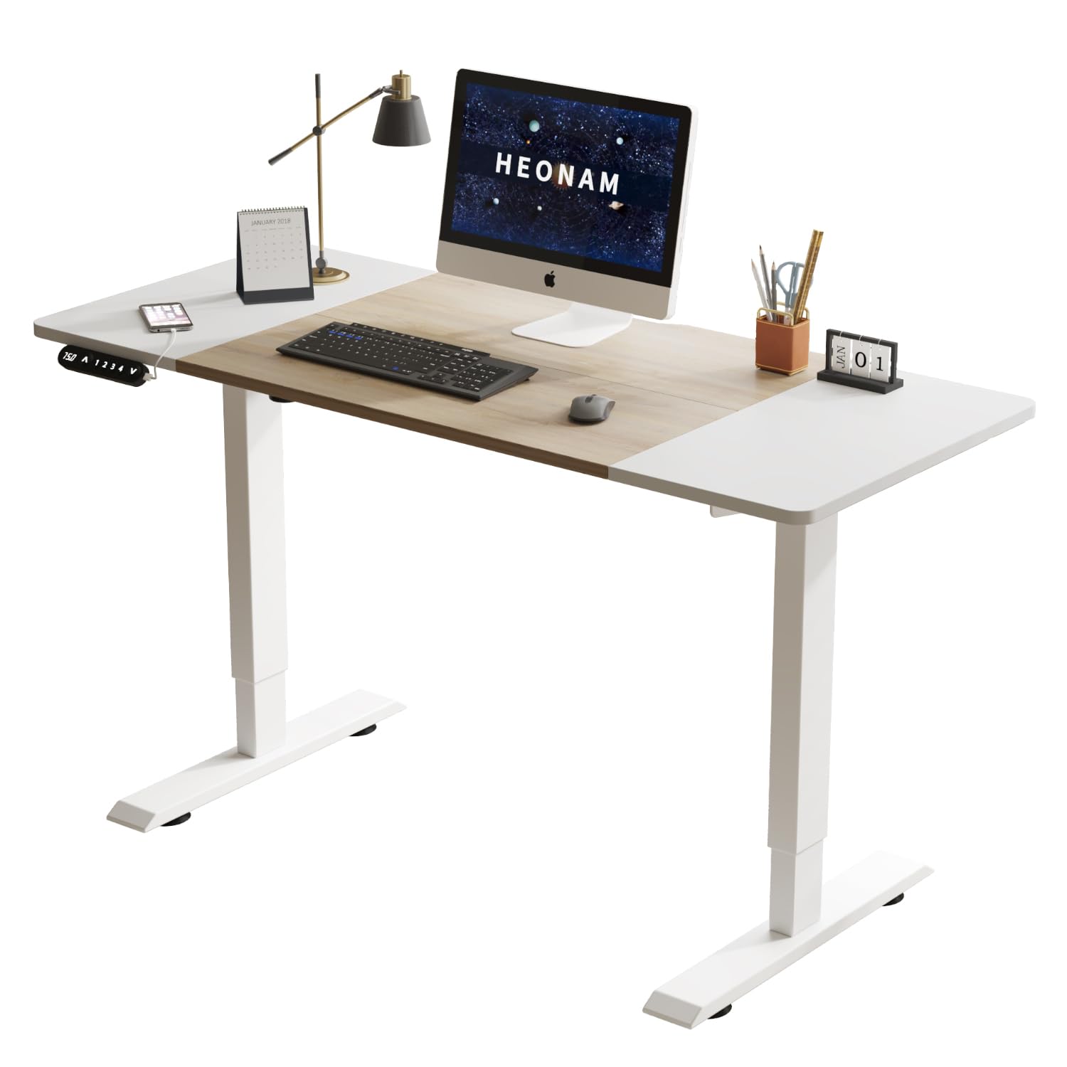GMEK589○ACTUS / アクタス ehon naname table Amazon.com: HEONAM 55 Inch Computer Desk with Power Outlets and