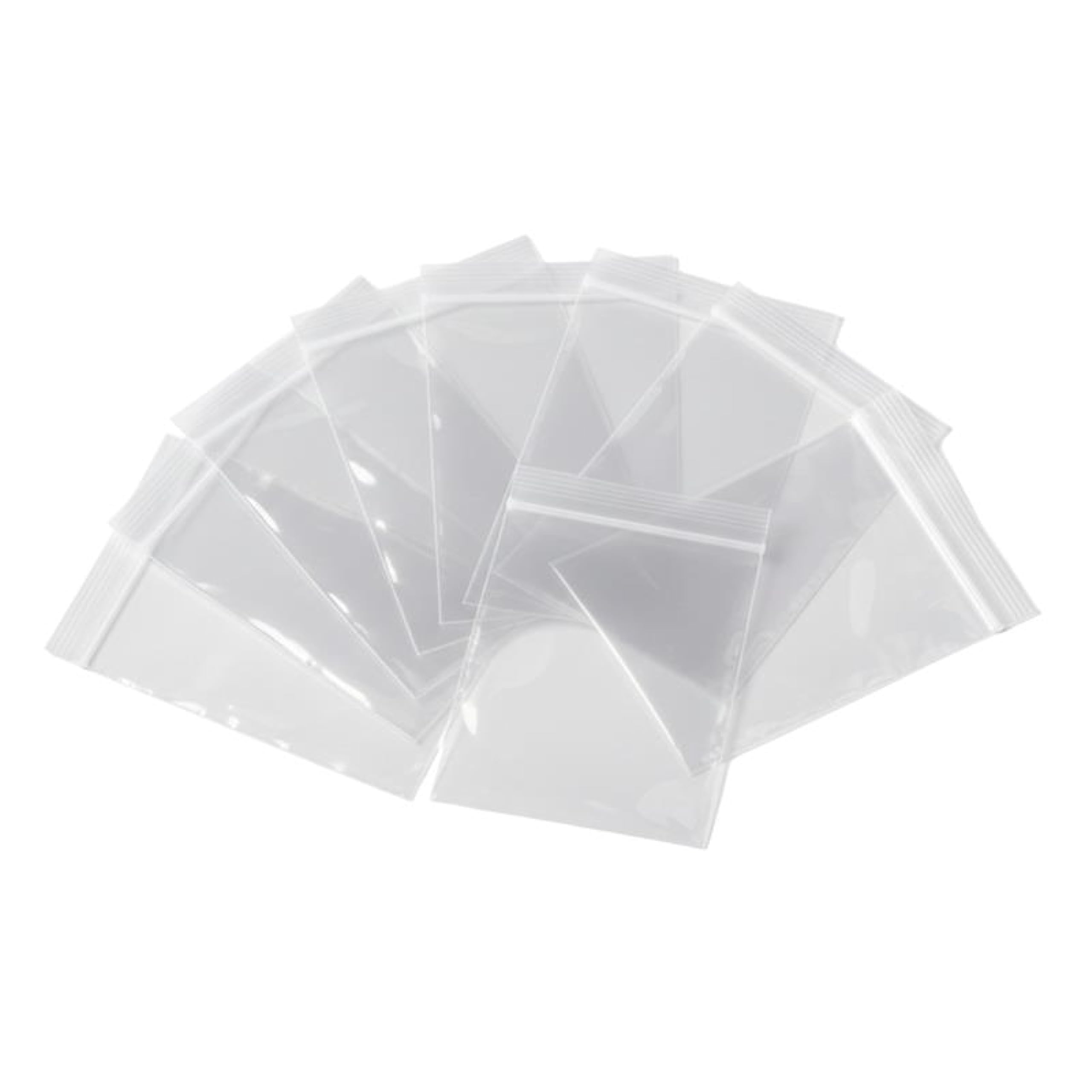 Shatchi Transparent 400 Zip Seal Bags Clear Plastic Zip Lock Food Storage, Small Plastic Pouches With Zips, Self Seal, Resealable Packaging For Freezer, Jewellery, Medicine, Office, Mailing And Craft Use 1.5 X 2.5 Inch