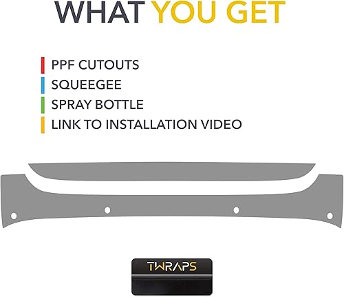 Miniatura 3 de Película protectora transparente para maletero (PPF) para Tesla Model Y 10mil con recortes de sensor de estacionamiento (hasta noviembre de 2022)