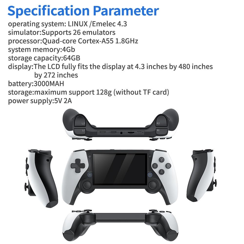 Nueva consola de juegos portátil M25, reproductor de juegos Retro HD de 4,3 pulgadas, estilo PSP clásico, consola de juegos Arcade de batalla for 2 jugadores
