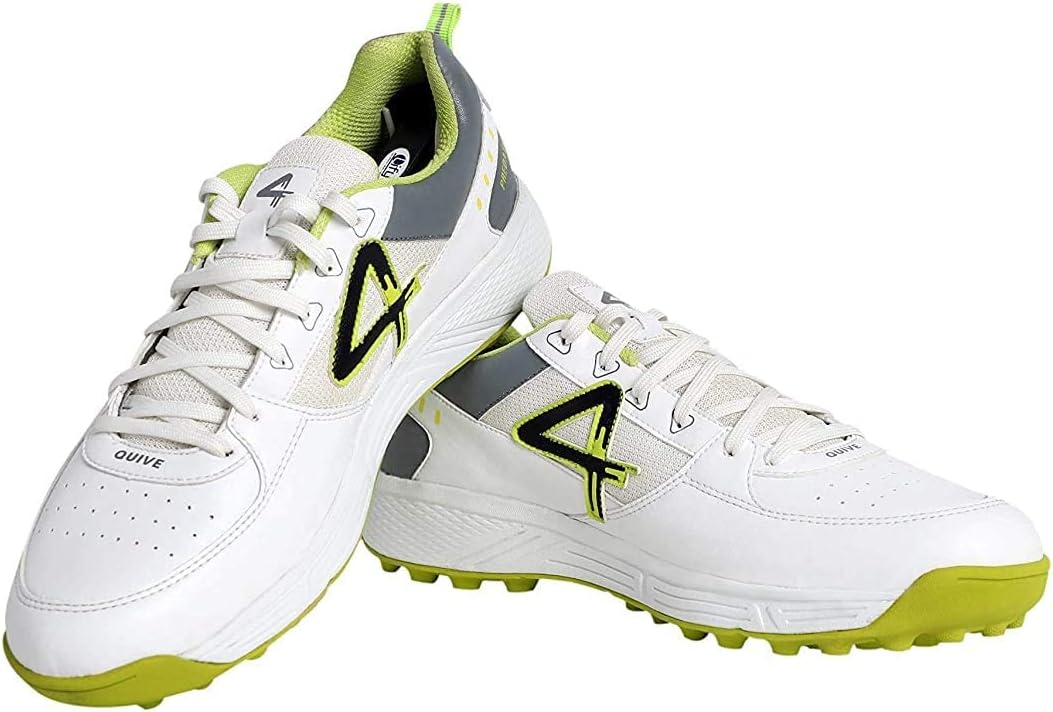 Sega Predator Quive Cricket Shoes for Boys and Men (White