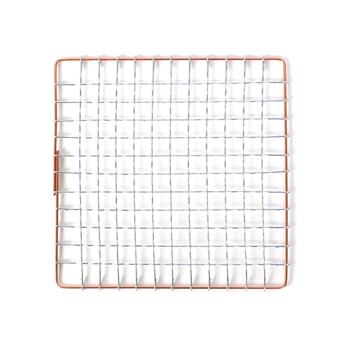 金網 6号用 15cm 焼き網 グリル 鉄製 正方形 コンロ用 焼きアミ 替え網 キャンプ アウトドア ソロキャンプ キャンプ飯 バーベキュー 料理