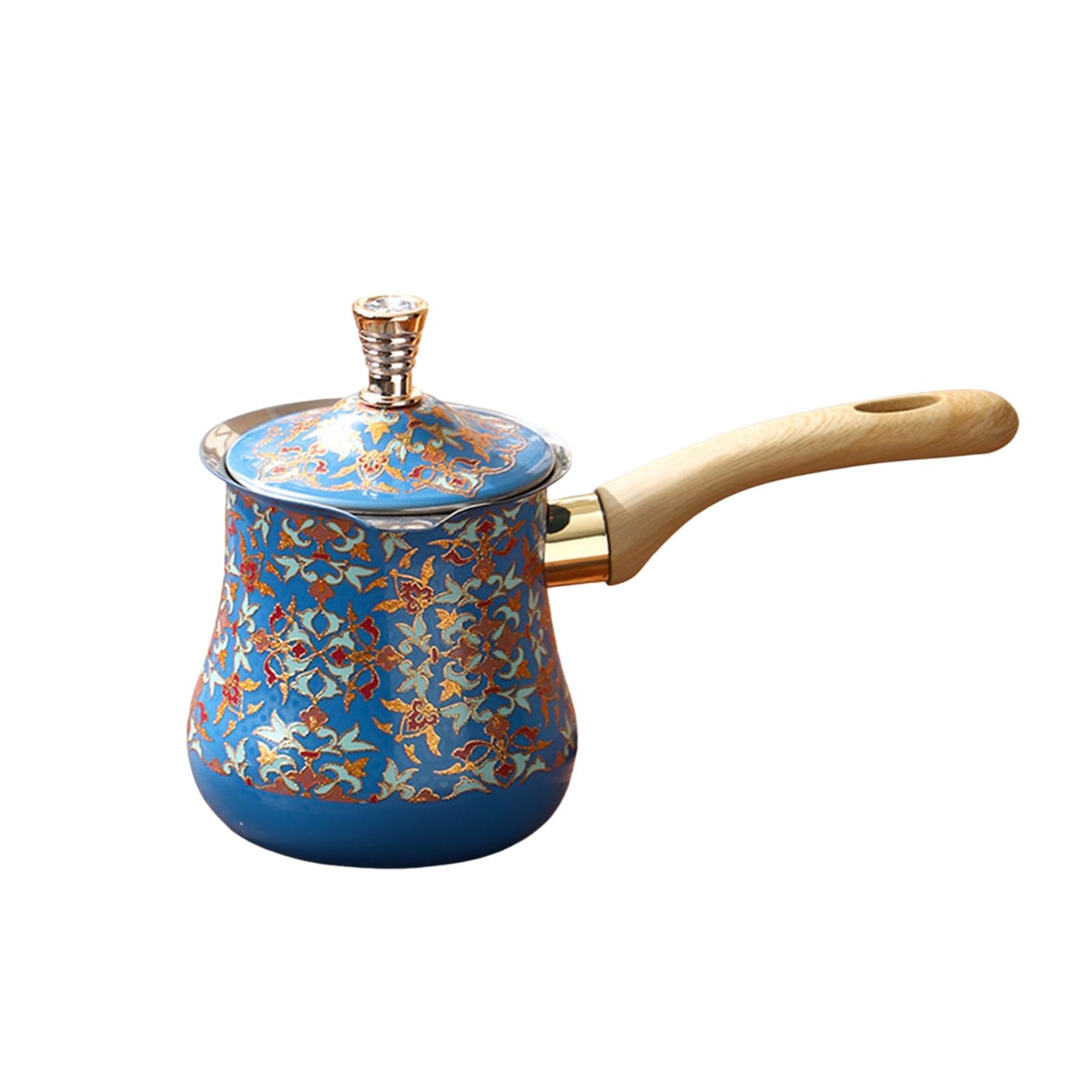 Dzbanek do mokki, dzbanek do kawy po turecku ze stali nierdzewnej, izolowany dzbanek z wylewką, uniwersalny czajnik do napojów do gorącej kawy,(550ml)