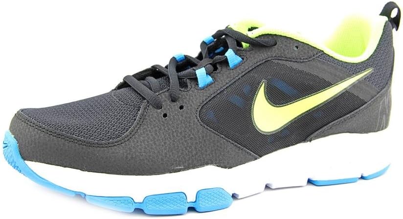 Nike Men's Air Velocitrainer Running Shoes-Black/Volt-Current Blue-11.5
