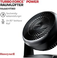 Honeywell HT-900E Turbó Ventilátor Erős és Csendes Működéssel 2