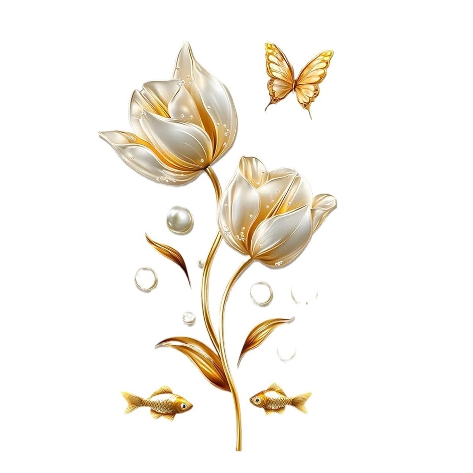 Flower Wall Stickers Wall Sticker for Bedroom