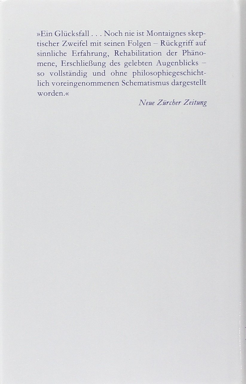 Montaigne: Denken und Existenz