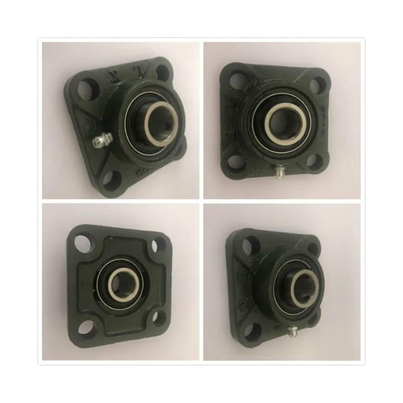 Rodamiento, Rodamientos montados de 12 mm UCF201 Caja cojinete bloque almohada con brida cuadrada 4 pernos
