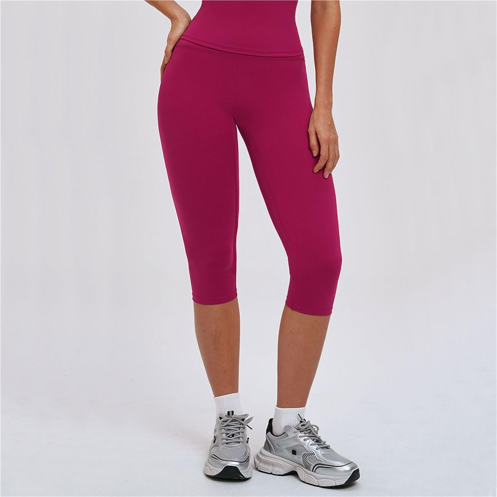 Mallas Piratas Mujer Pantalones De Yoga De Cintura Alta