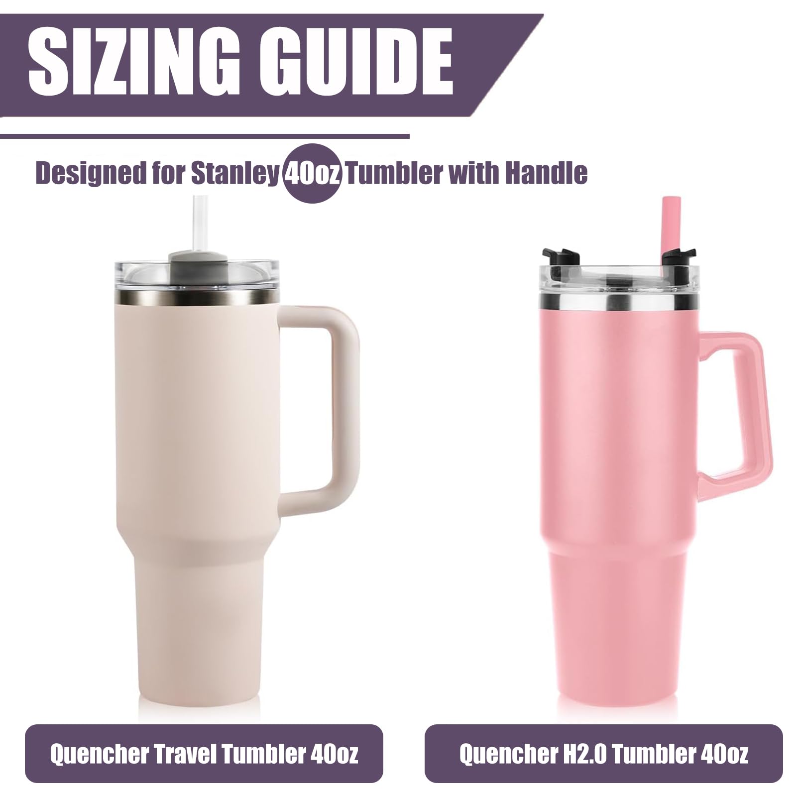 Snack Bowl with Lid for Stanley 40oz Tumbler with Handle, Silicone Reusable Snack Tray Snack Ring for Stanley Cup Accessories,: Zonyee Snack Bowl with Lid for Stanley 40oz Tumbler with Handle, Silicone Reusable Snack Tray Snack Ring for Stanley Cup Accessories, Lilac