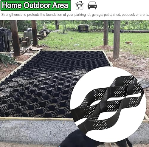 System siatki naziemnej HDPE – nośność 850 kg/m2 na podjazd, parking i architekturę krajobrazu ogrodowego - trwałe, lekkie rozwiązania geokomórkowe