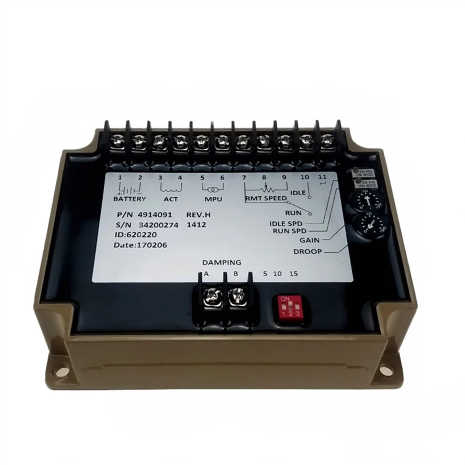 0P7BR328B Speed Controller EFC 4914091 Board for Generator Elec Governor Engine