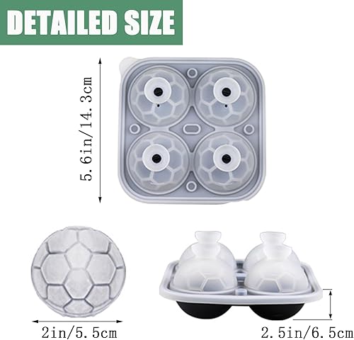 Vista 15 de Bandeja para cubitos de hielo de baloncesto 3D, molde para cubitos de hielo con embudo para cócteles, bourbon, brandy, regalos de whisky