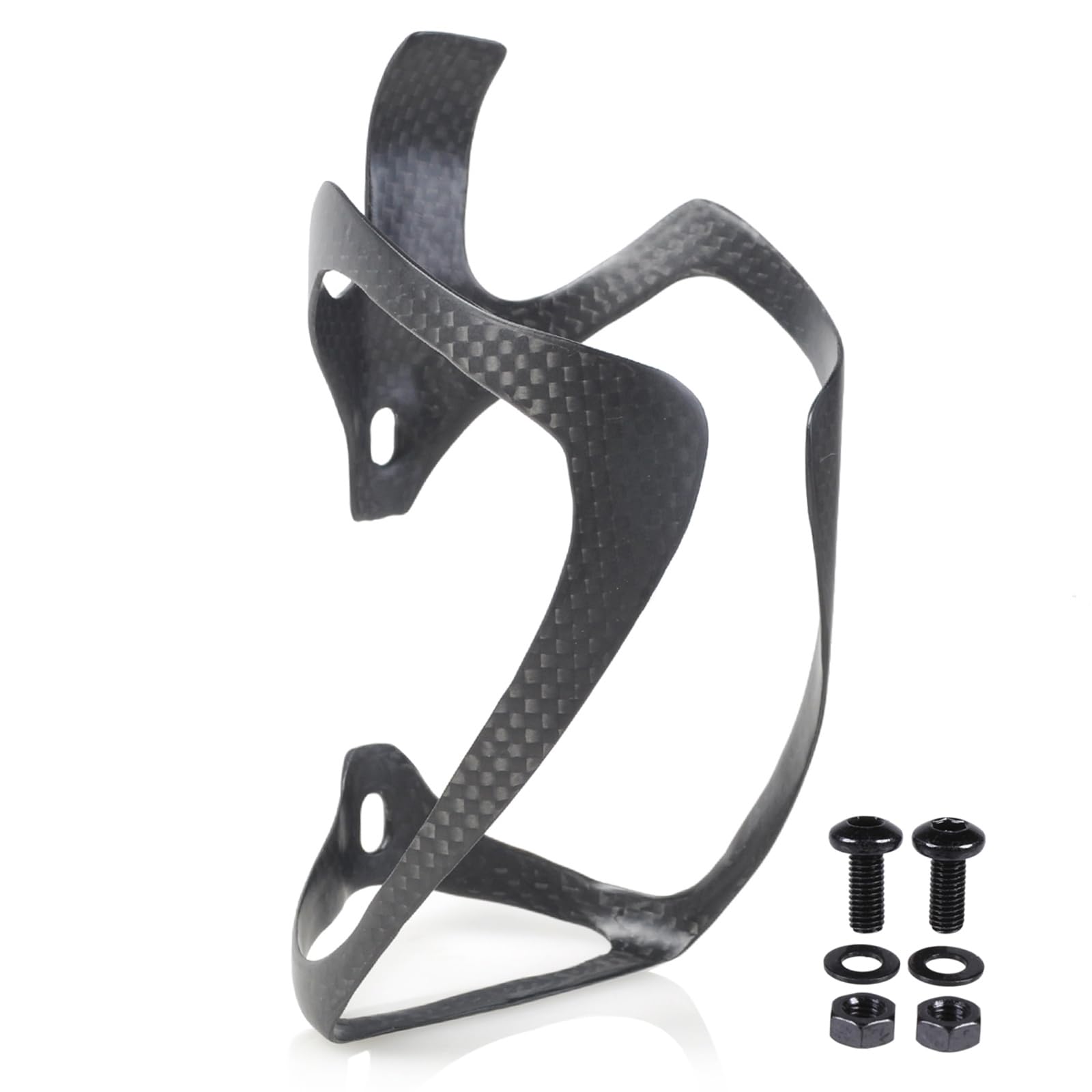 Full Carbon Fiber Water Bottle Cage Holder, Lightweight Bicycle Drink Bottle Holder for Road Bike MTB Cycling (1)