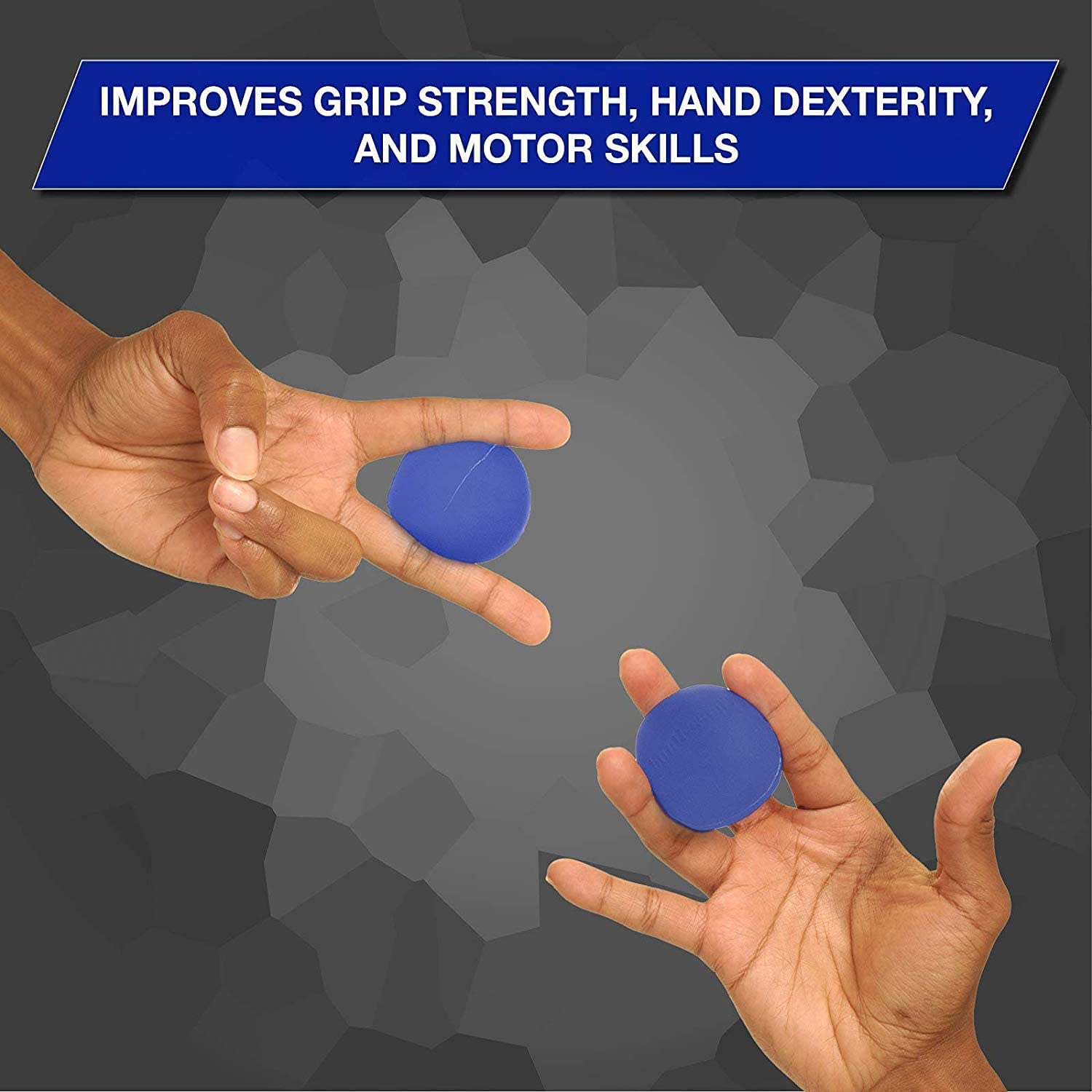 Tycoon Physio Solutions Exercise Red Gel Ball for Wrist Muscles Strengthening and Stress Relief(Gel Ball, Color-Blue) (Blue) - Image 6 thumbnail