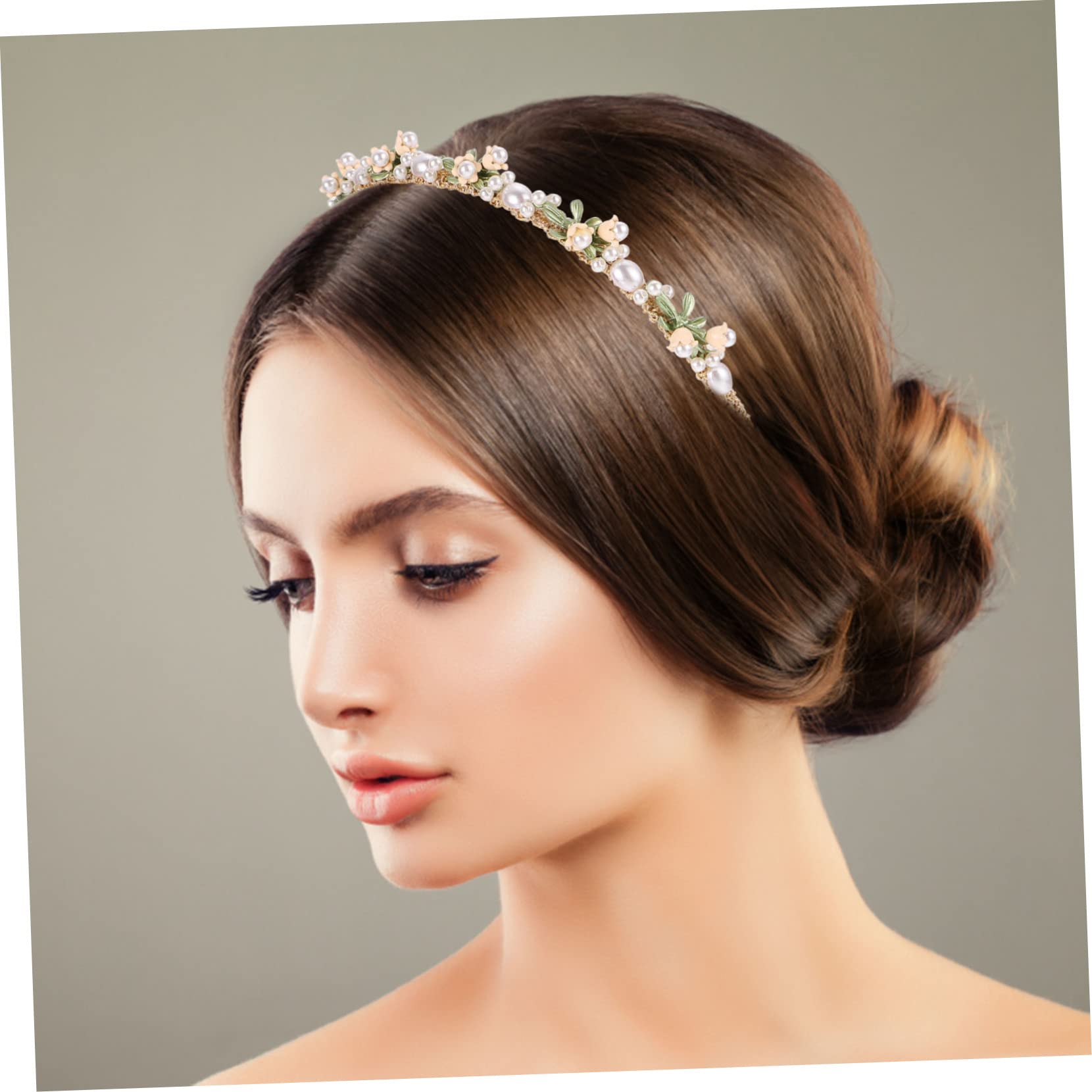 FRCOLOR 5 Diademas Elegantes Con Flores Para Mujer Tocado De Novia Para Ocasiones Especiales.