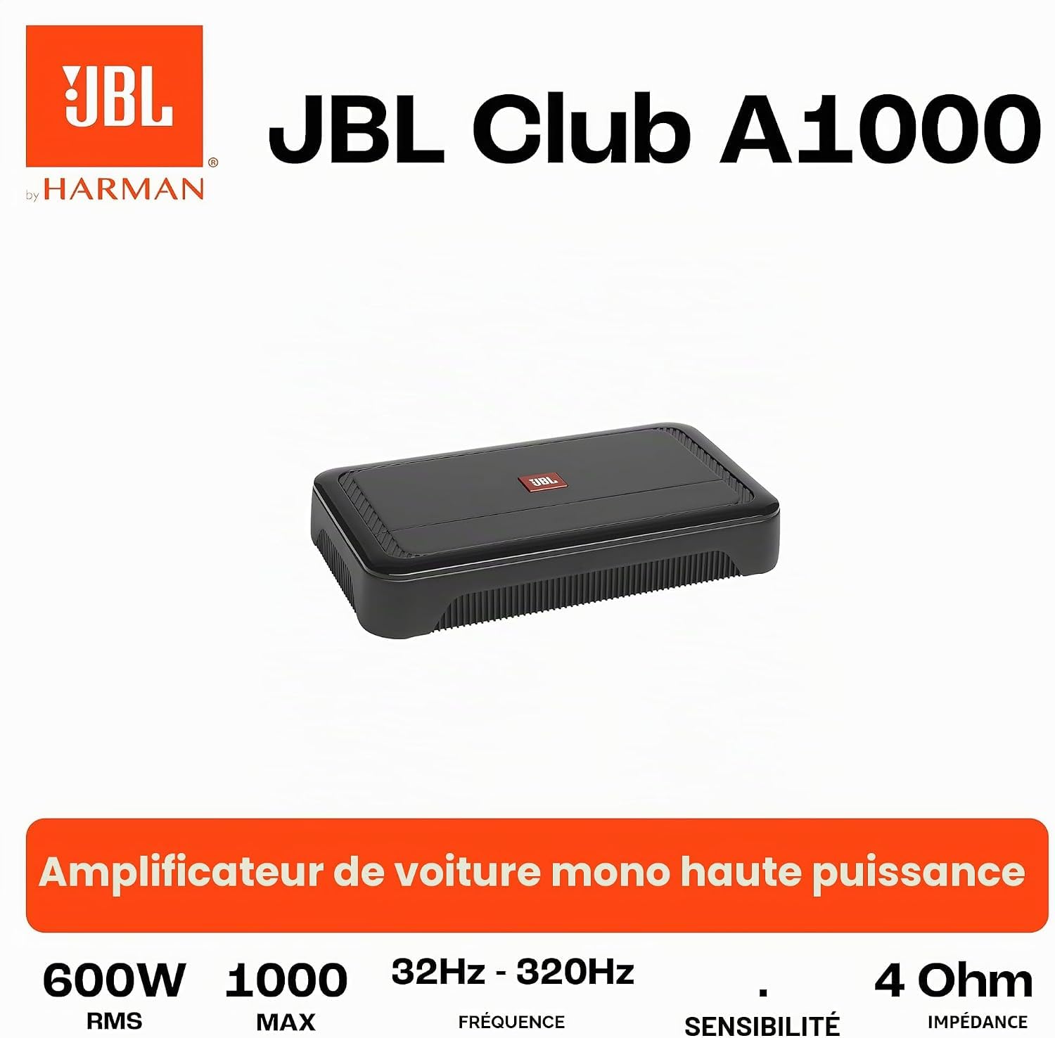 JBL Club A1000 | monoblock stopień wyjściowy 1-kanałowy