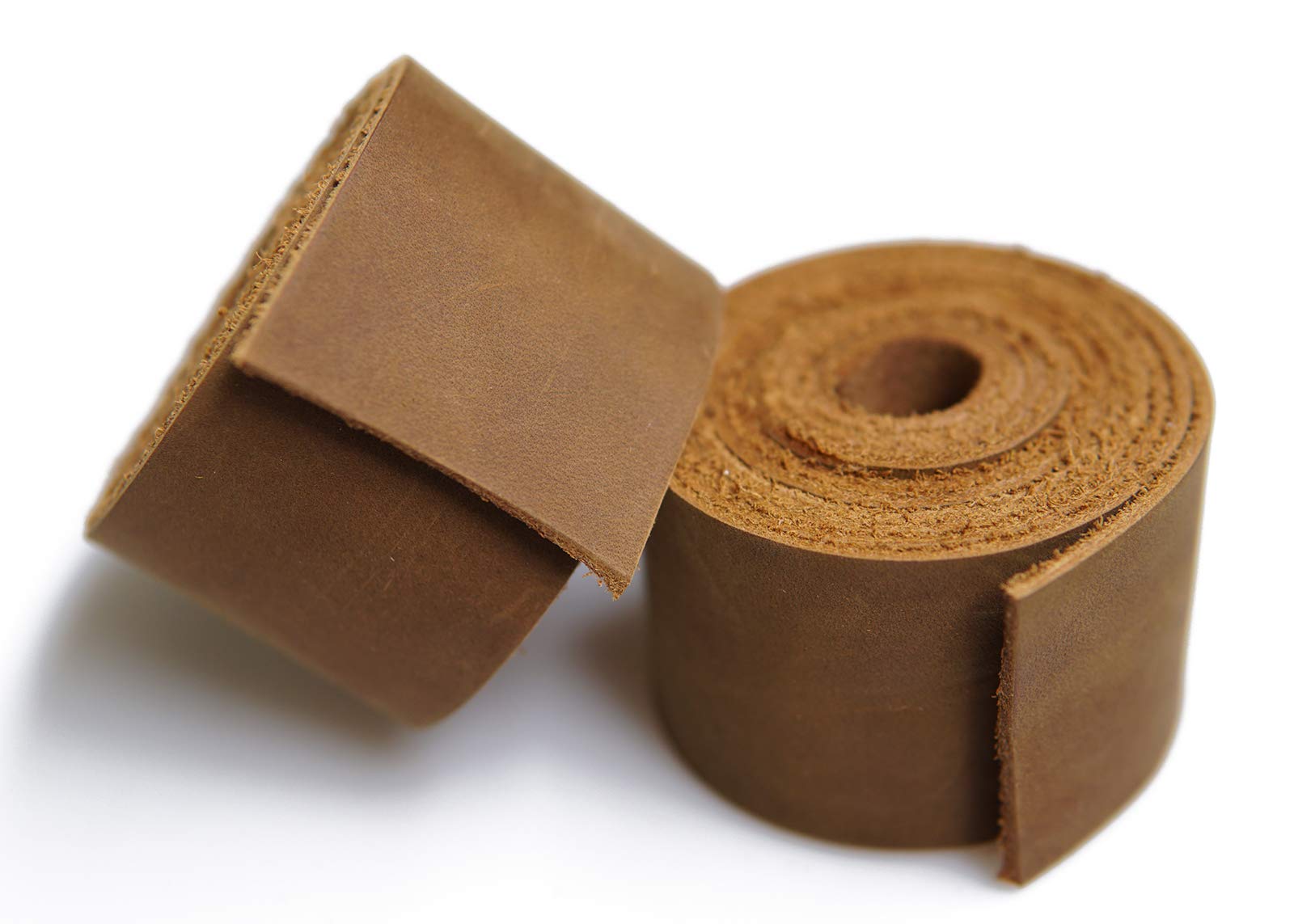 Cowhide Leather Strap 1.5 inch Wide 50 inches Long Strips for Crafting