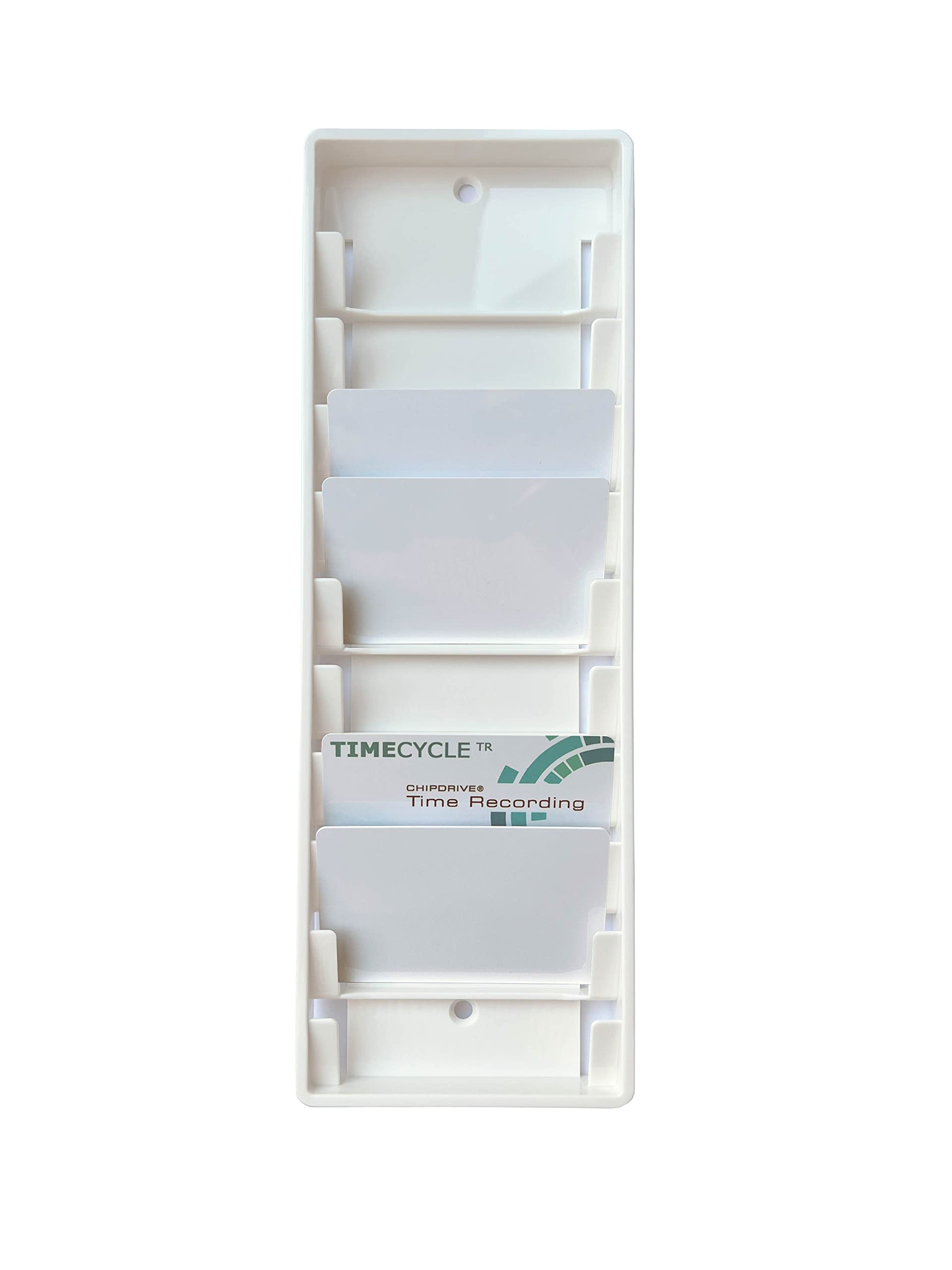 Supporto Parete Per 10 Carte Personali - Bianco, Per Registrazione Tempi, Uffici, Palestre, Compatibile Con Chipdrive - Foto 11