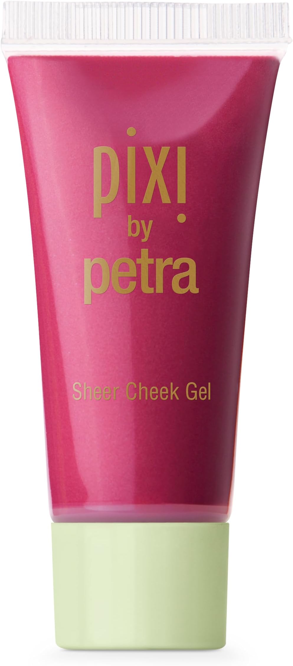 Pixi Sheer Cheek Gel in Rosy, Oil-Free Dewy Gel Blush for a Natural-Looking Cheek Flush, Hydrating Liquid Blush for Cheeks and Lips, Fragrance-Free, 0.45 Fl Oz