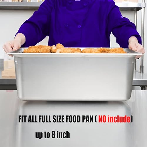 Miniatura 6 de ATOSA CSTEB-45 mesa de vapor eléctrica con estante inferior, 240 V