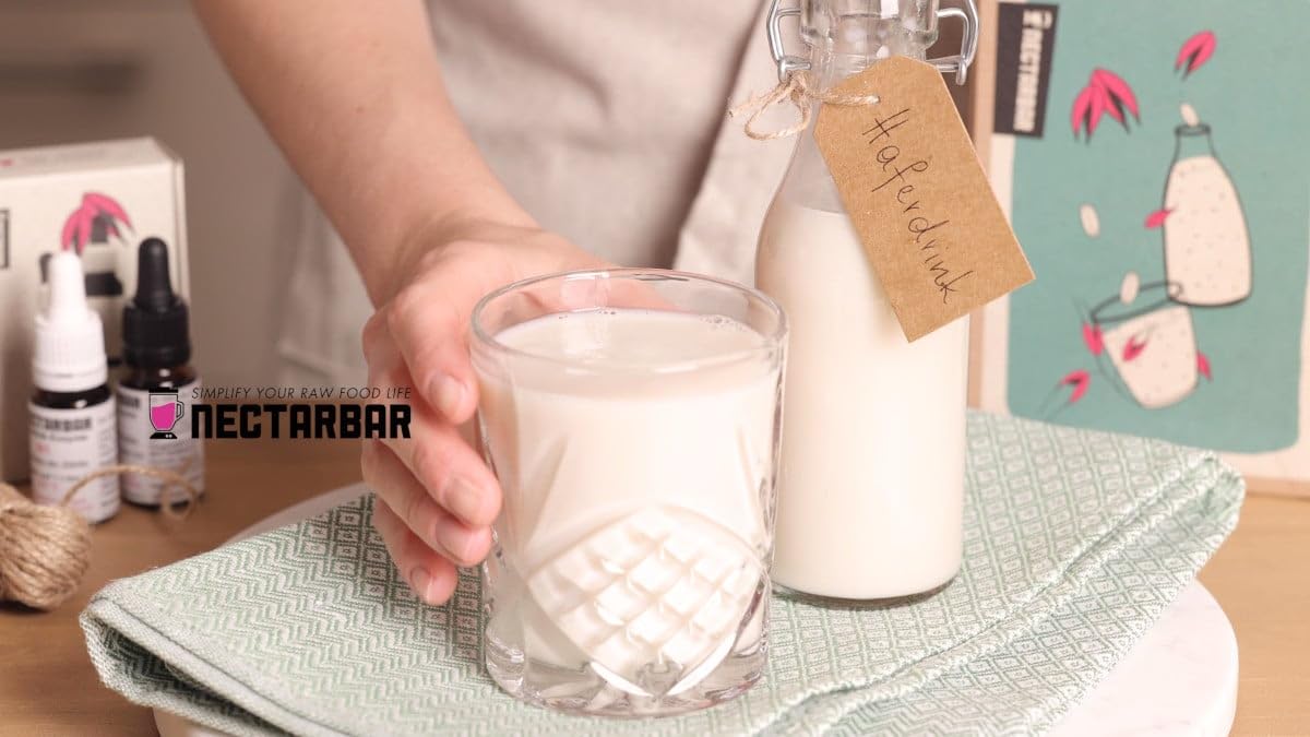 DIY-Set für Haferdrink, Enzymlösungen N1/N2 und Leinen-Filterbeutel (Im Karton: Box, 20 ml - für 200 Liter)