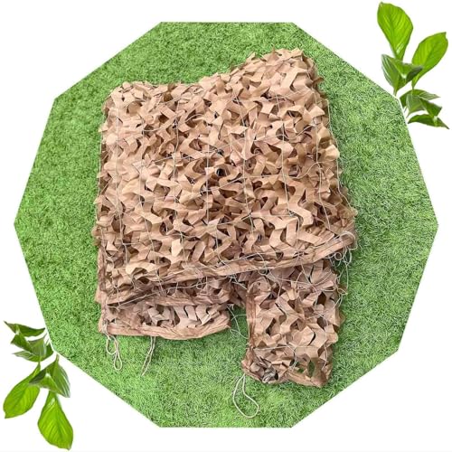Xrdbfd Rete Mimetica Protezione Solare 2x4m 3x5m 4x6m 6x8m 8x10m, Camouflage Netto Rinforzata Militare, Rete Ombreggiante Pergola Esterni, Rete Mimetica Caccia,Yellow-1.5x1m(4.9 * 3.3ft)