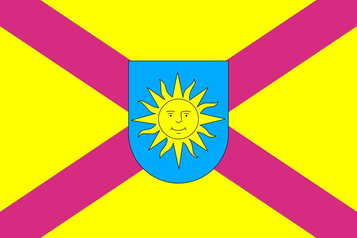 Drapeau Zhmerynka raion anti-décoloration pour façade exposée