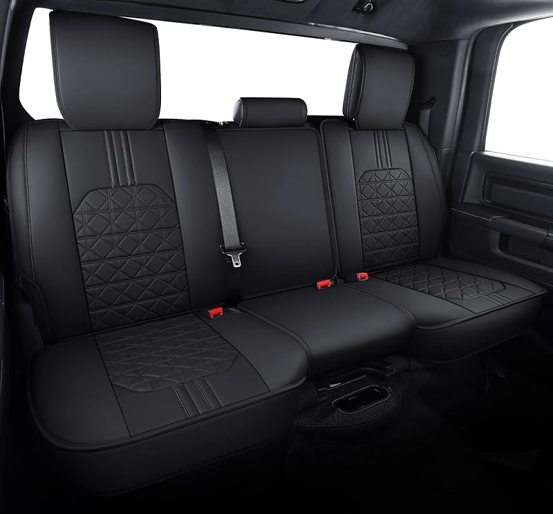 Capa para Banco Traseiro Dodge RAM 1500 2009–2026, 2500 e 3500 2010–2026 YIERTAI XYRAM/1 Rear Seat Cover/Black